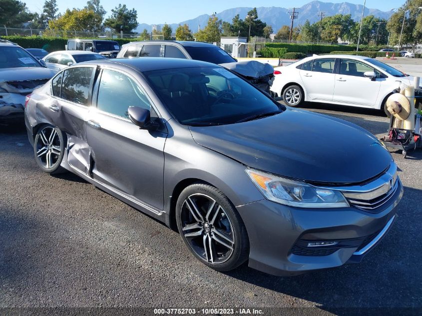 2016 HONDA ACCORD SEDAN SPORT - 1HGCR2F51GA131378