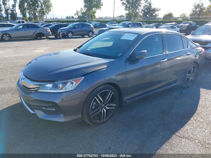 2016 HONDA ACCORD SEDAN SPORT - 1HGCR2F51GA131378