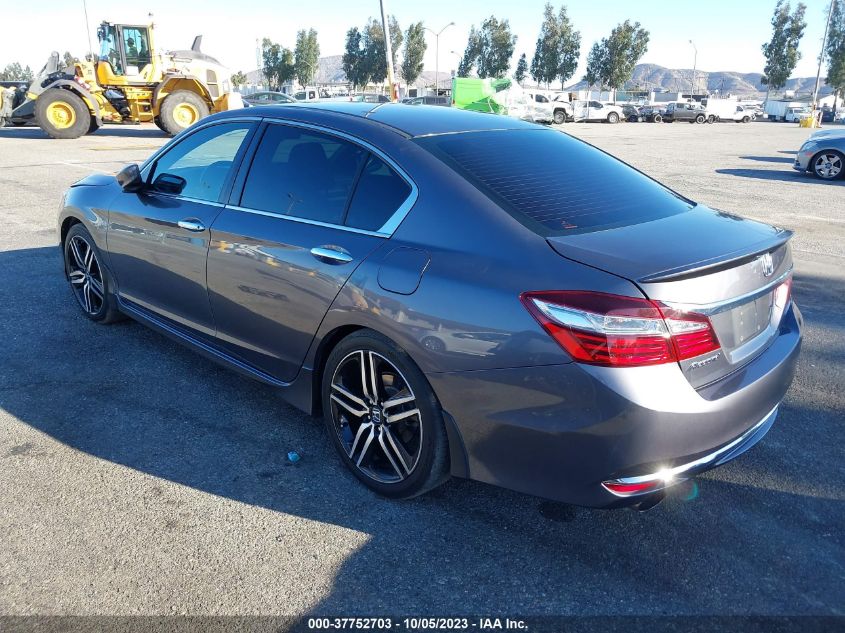2016 HONDA ACCORD SEDAN SPORT - 1HGCR2F51GA131378