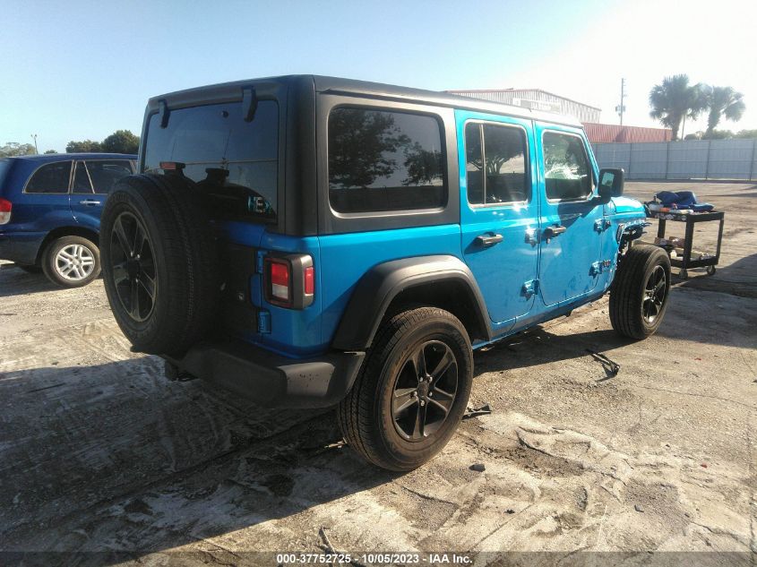 1C4HJXDG9NW154520 Jeep Wrangler Unlimited SPORT 4