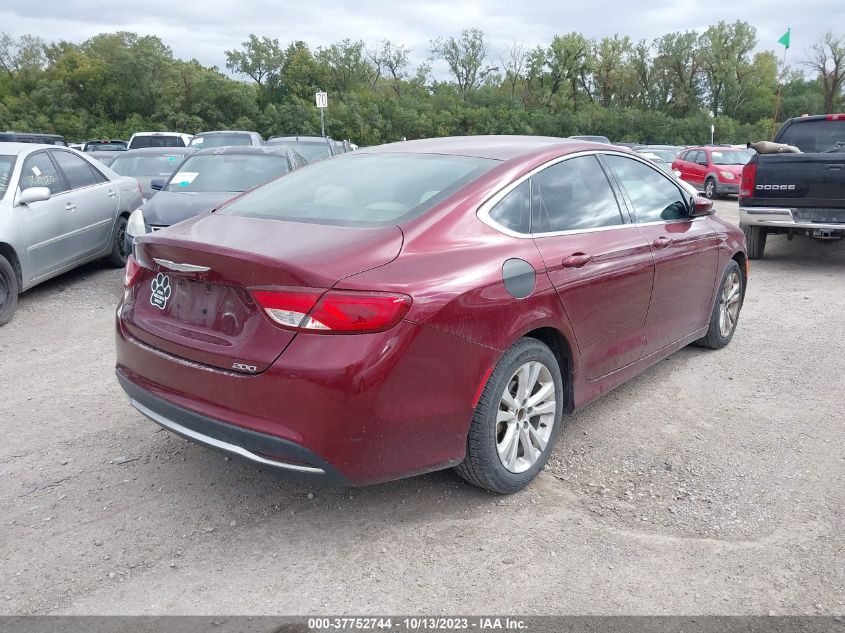 2015 CHRYSLER 200 LIMITED - 1C3CCCAB8FN754737