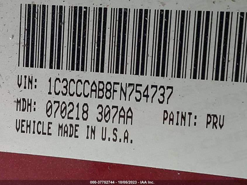 2015 CHRYSLER 200 LIMITED - 1C3CCCAB8FN754737