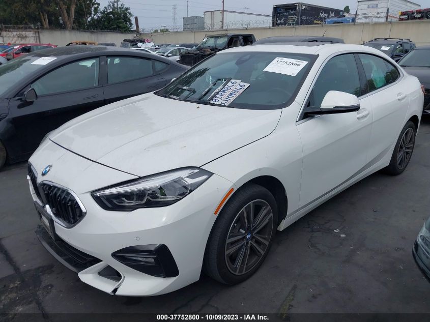 2020 BMW 2 SERIES 228I XDRIVE WBA73AK08L7G08207