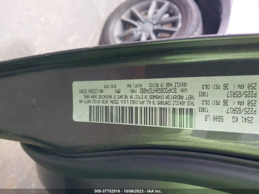 2017 DODGE JOURNEY SXT - 3C4PDDBG0HT574892