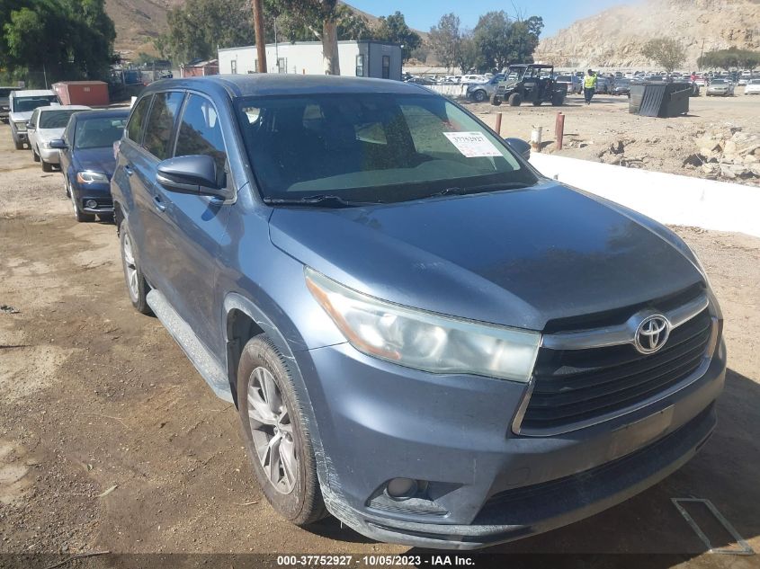 2015 TOYOTA HIGHLANDER LE - 5TDZKRFH2FS059754