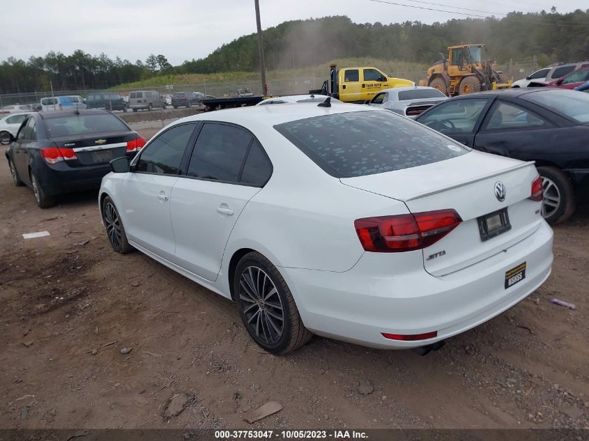 2016 VOLKSWAGEN JETTA SEDAN 1.8T SPORT - 3VWD17AJ7GM282978