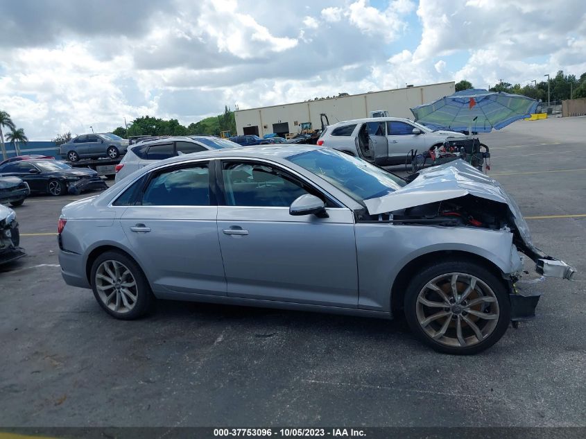 2019 AUDI A4 PREMIUM/TITANIUM PREMIUM - WAUGMAF4XKN004854