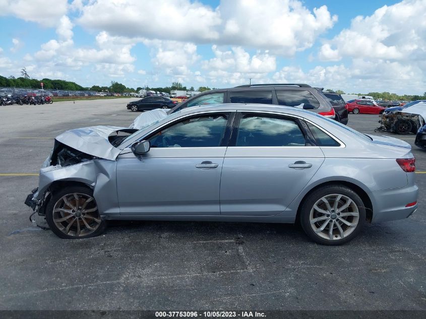 2019 AUDI A4 PREMIUM/TITANIUM PREMIUM - WAUGMAF4XKN004854