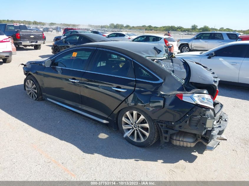 2016 HYUNDAI SONATA 2.4L SPORT - 5NPE34AF8GH302236