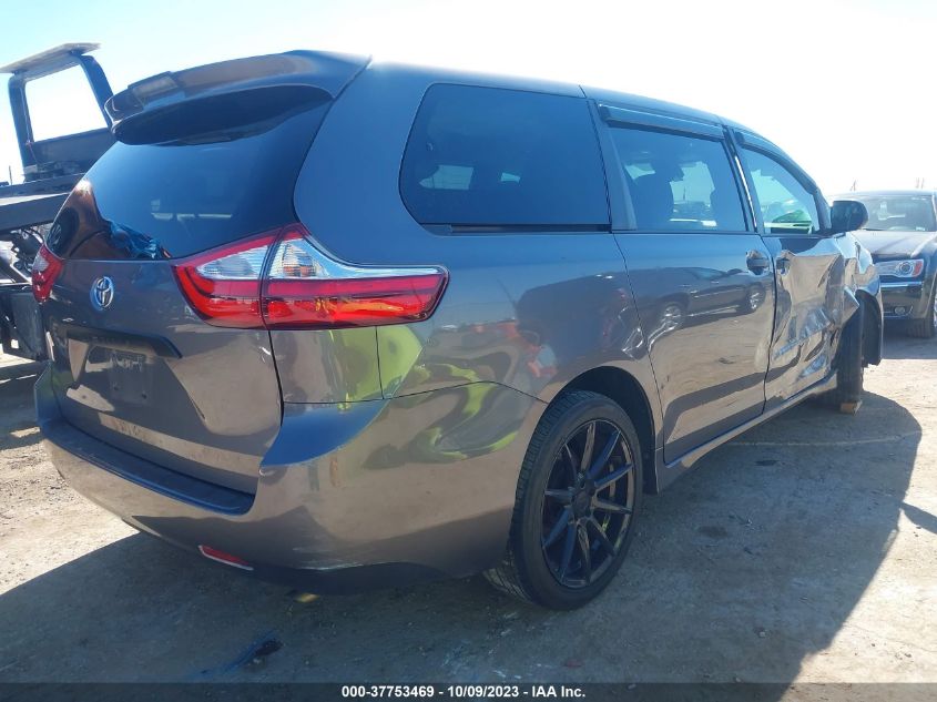 5TDZZ3DC4KS968718 2019 TOYOTA SIENNA, photo no. 4