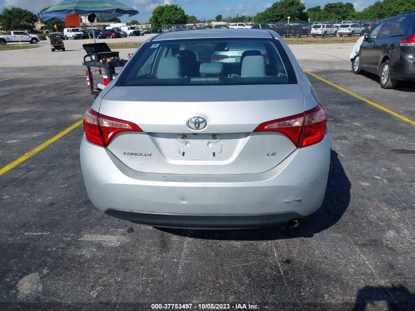 2019 TOYOTA COROLLA L/LE/SE/XLE/XSE - 2T1BURHE7KC200545