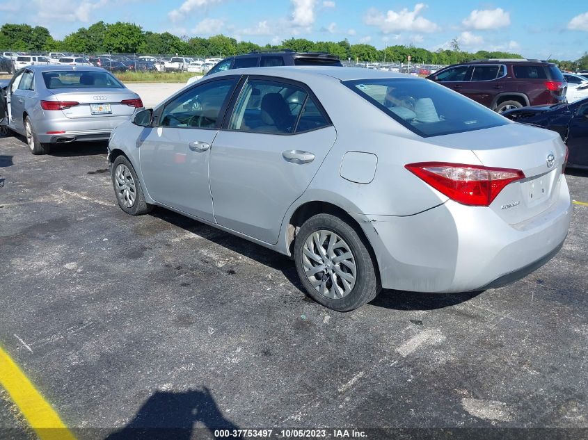 2019 TOYOTA COROLLA L/LE/SE/XLE/XSE - 2T1BURHE7KC200545
