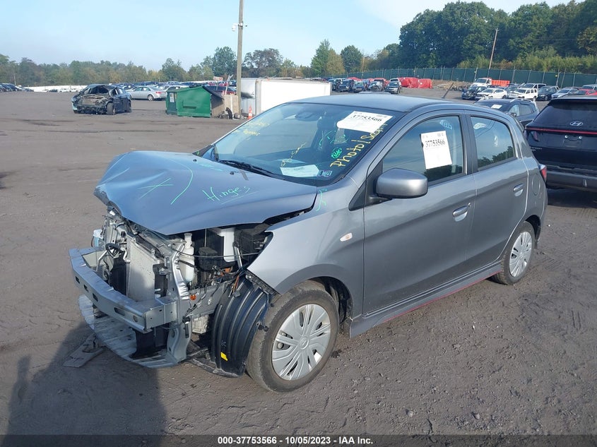 VIN ML32AUHJ0NH007553 2022 MITSUBISHI MIRAGE ES/LE
