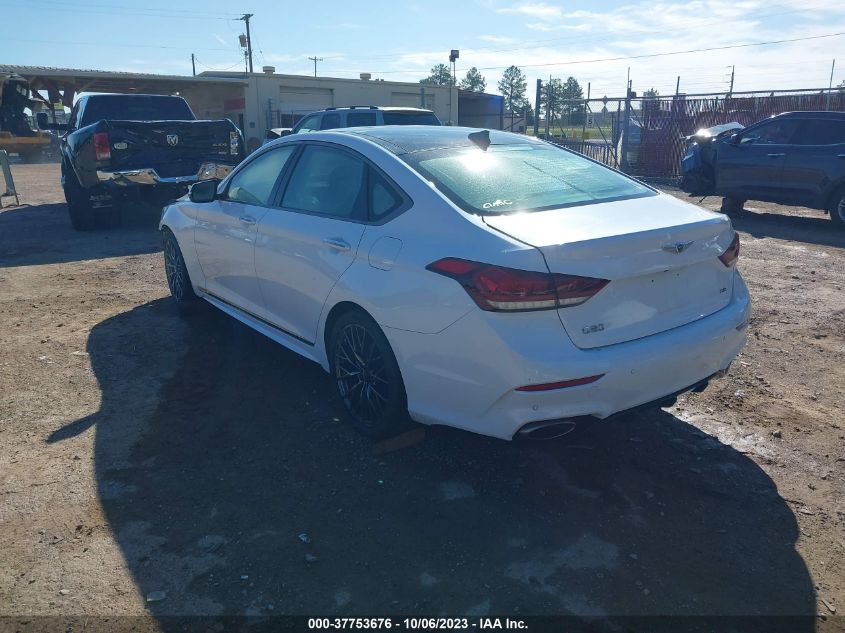 2019 GENESIS G80 3.8L - KMHGN4JE0KU300212