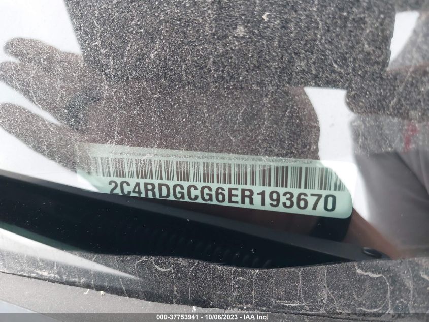 2014 DODGE GRAND CARAVAN SXT - 2C4RDGCG6ER193670
