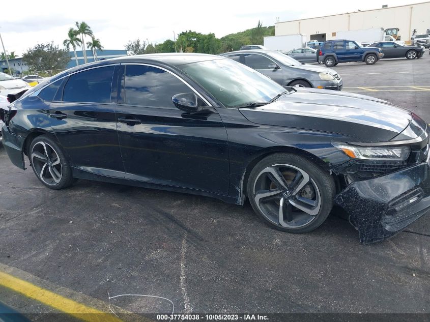 2018 HONDA ACCORD SPORT - 1HGCV1F39JA021707