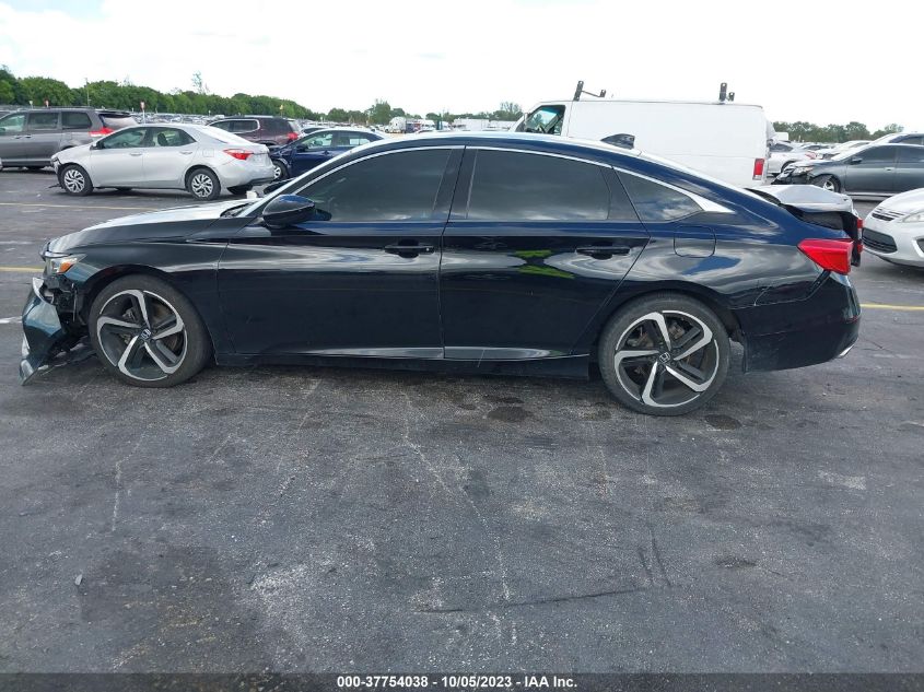 2018 HONDA ACCORD SPORT - 1HGCV1F39JA021707