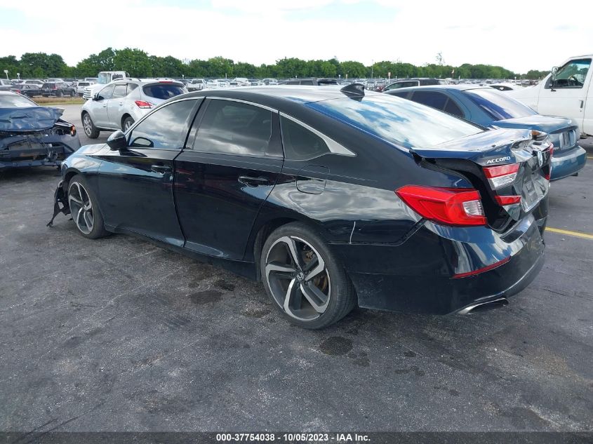 2018 HONDA ACCORD SPORT - 1HGCV1F39JA021707