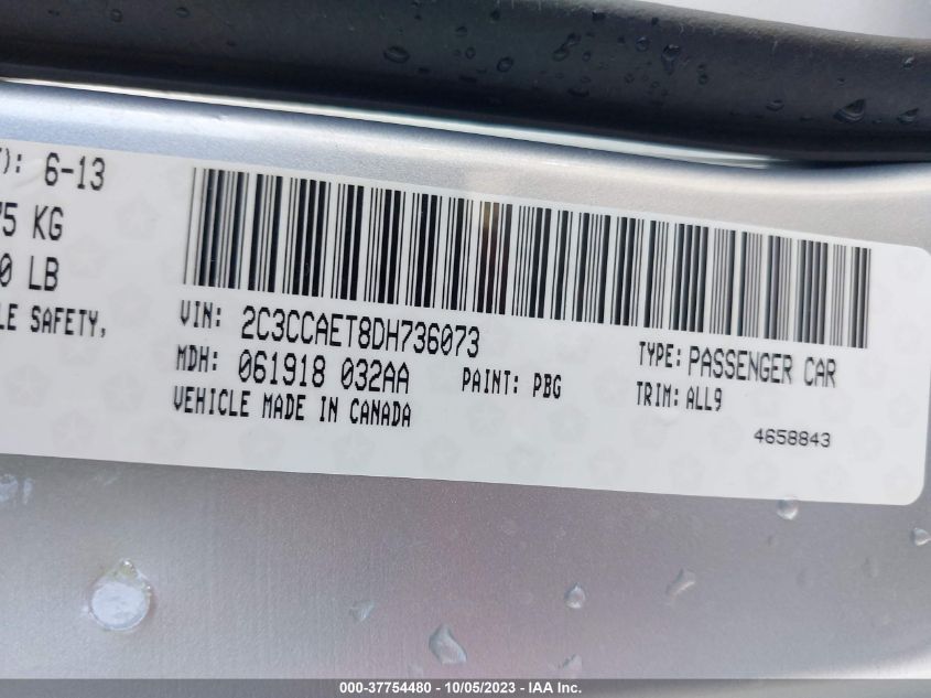 2013 CHRYSLER 300C 2C3CCAET8DH736073