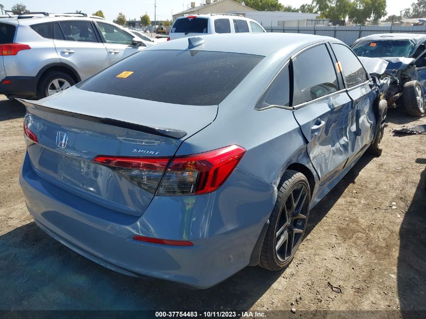 2022 HONDA CIVIC SEDAN SPORT - 2HGFE2F57NH502700