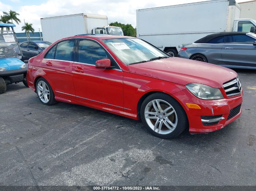 2014 MERCEDES-BENZ C-CLASS C 250 LUXURY - WDDGF4HB4EG254356