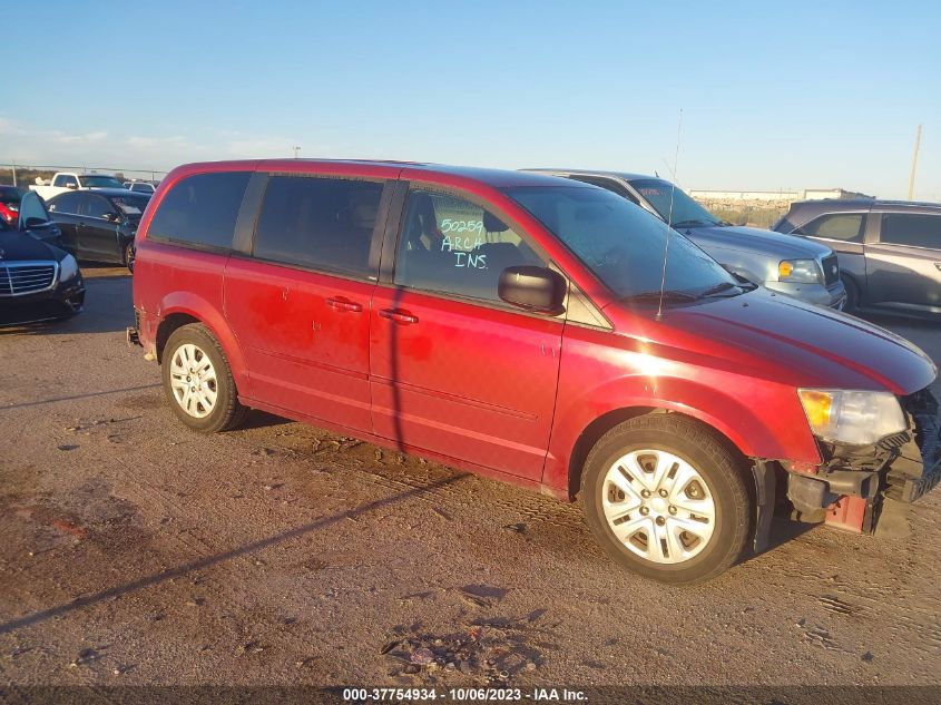 2014 DODGE GRAND CARAVAN SE - 2C4RDGBG7ER291981