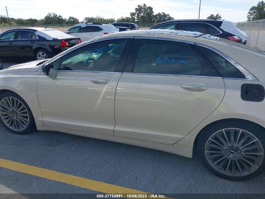 2014 LINCOLN MKZ HYBRID 3LN6L2LU8ER816615