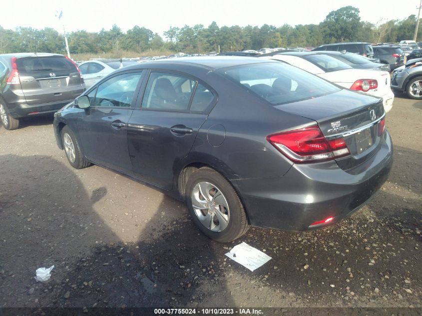 2013 HONDA CIVIC SDN LX - 2HGFB2F55DH592243