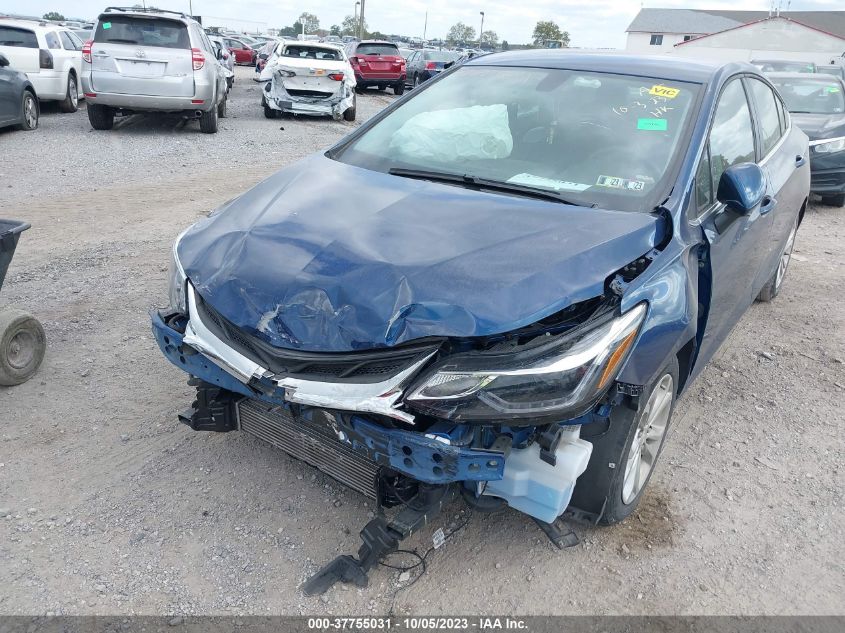 2019 CHEVROLET CRUZE LT - 1G1BE5SM5K7126428