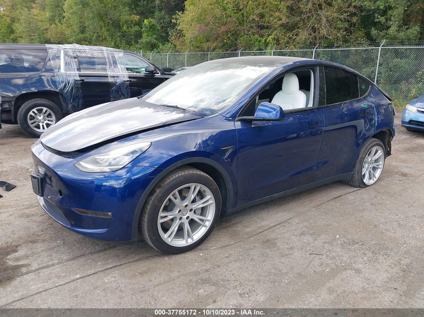 VIN 5YJYGDEE1MF305704 2021 TESLA MODEL Y LONG RANGE