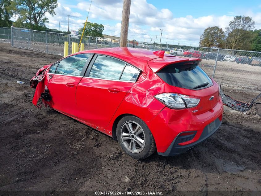 2017 CHEVROLET CRUZE LT - 3G1BD6SM8HS594351