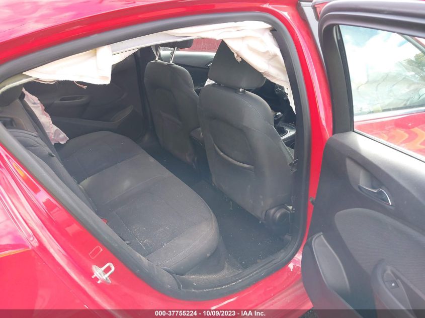 2017 CHEVROLET CRUZE LT - 3G1BD6SM8HS594351