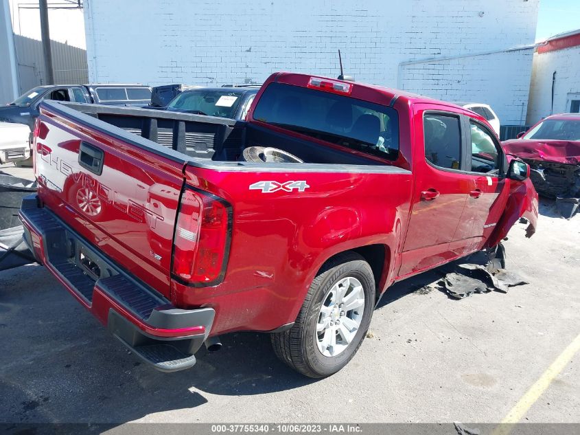 2021 CHEVROLET COLORADO LT - 1GCGTCEN6M1141411