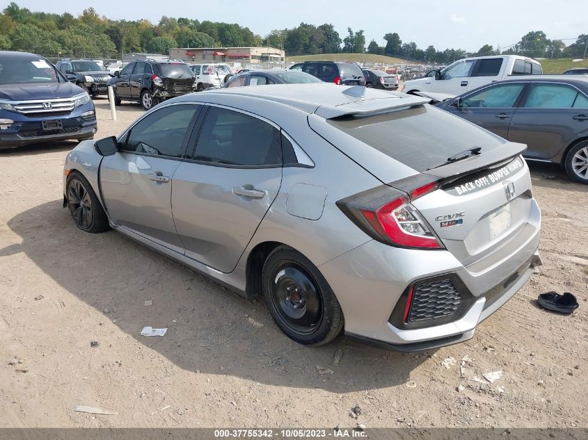 2019 HONDA CIVIC HATCHBACK EX - SHHFK7H63KU225456