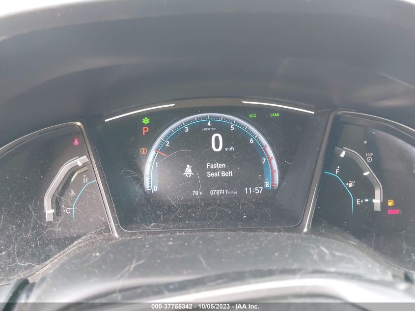 2019 HONDA CIVIC HATCHBACK EX - SHHFK7H63KU225456