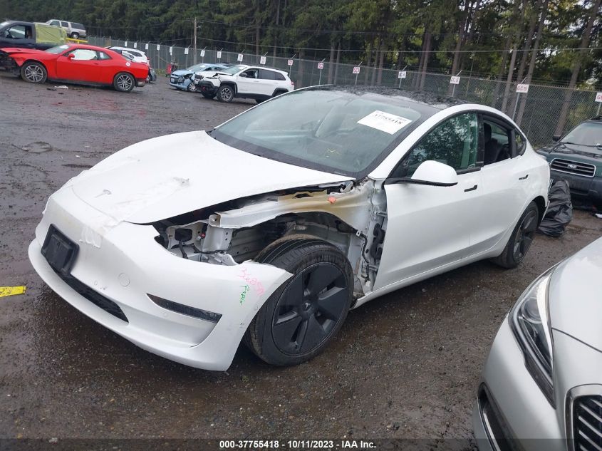 2021 TESLA MODEL 3 LONG RANGE - 5YJ3E1EB6MF938882