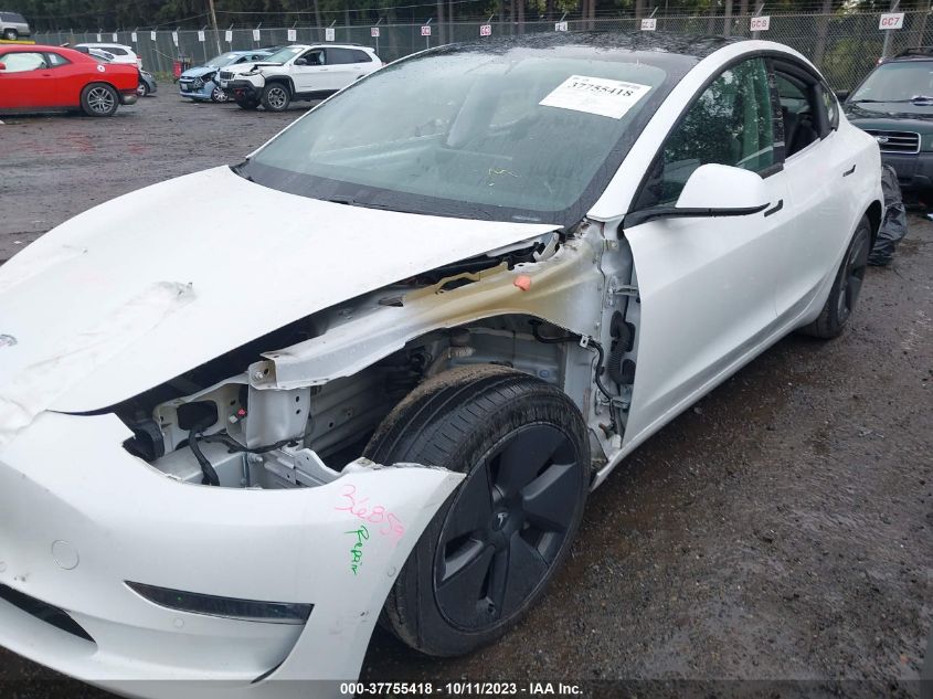2021 TESLA MODEL 3 LONG RANGE - 5YJ3E1EB6MF938882