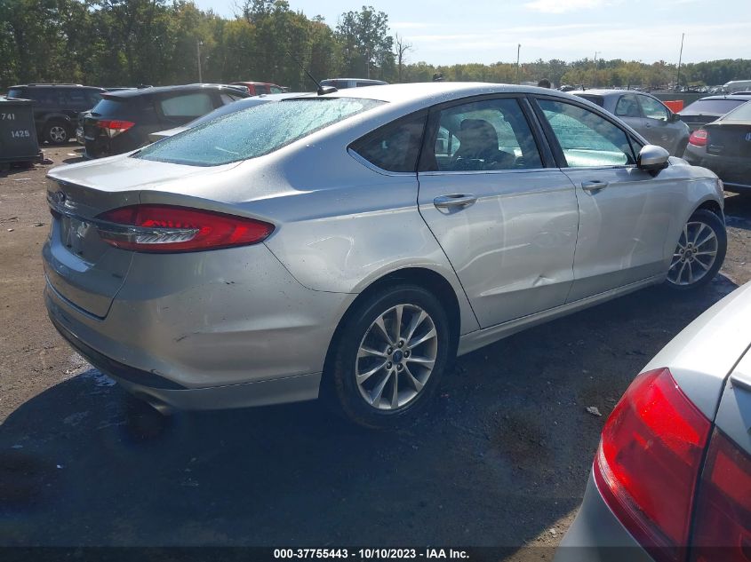 2017 FORD FUSION SE - 3FA6P0H79HR111123