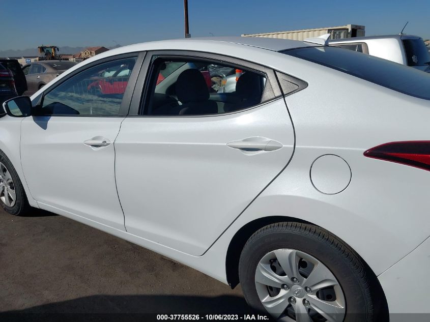 2016 HYUNDAI ELANTRA SE - 5NPDH4AE2GH690410