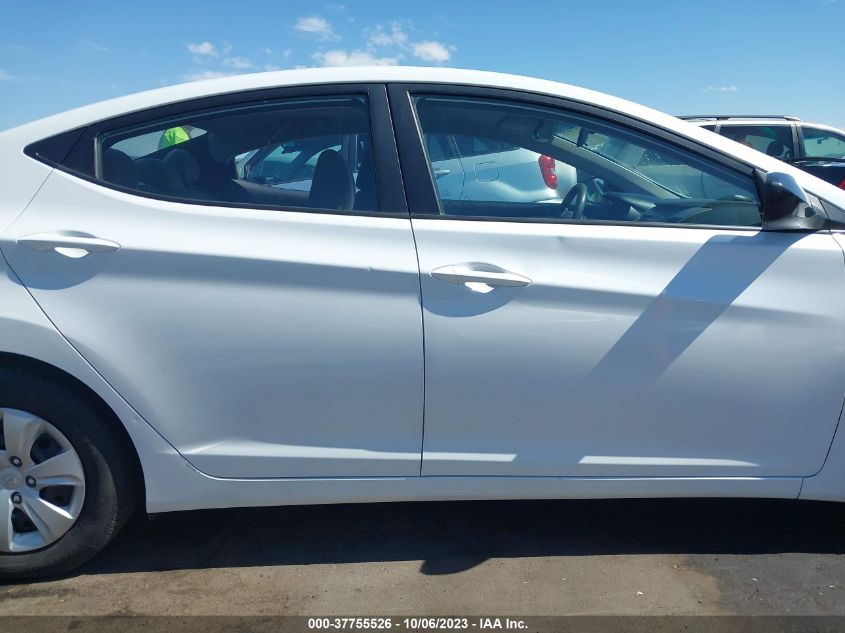 2016 HYUNDAI ELANTRA SE - 5NPDH4AE2GH690410