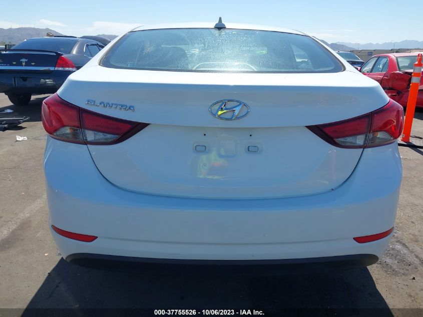 2016 HYUNDAI ELANTRA SE - 5NPDH4AE2GH690410