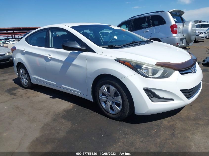 2016 HYUNDAI ELANTRA SE - 5NPDH4AE2GH690410