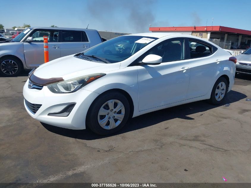 2016 HYUNDAI ELANTRA SE - 5NPDH4AE2GH690410