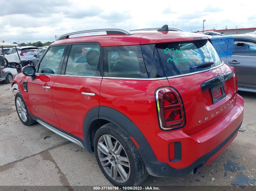 2022 MINI COUNTRYMAN COOPER WMZ43BR07N3N69666