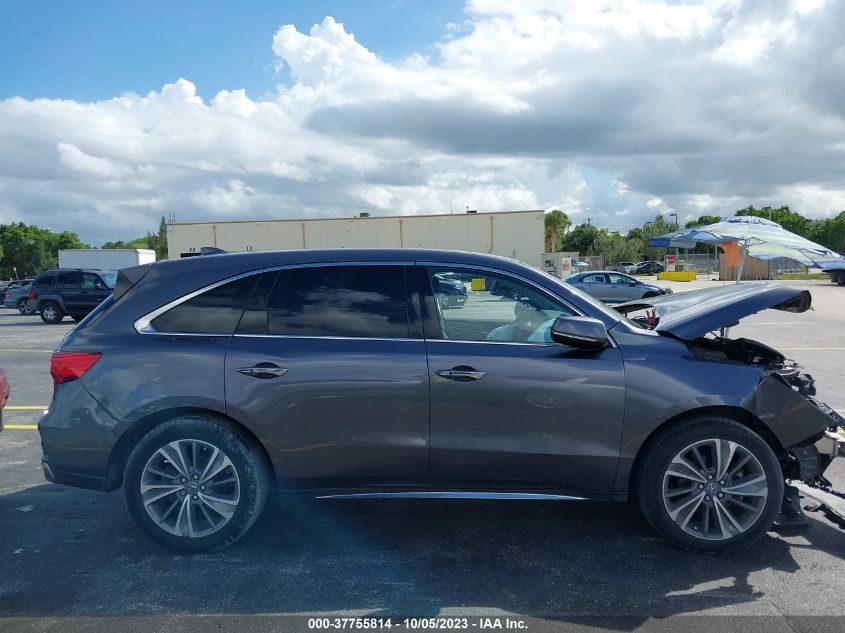 2017 ACURA MDX W/TECHNOLOGY PKG - 5FRYD3H51HB011237