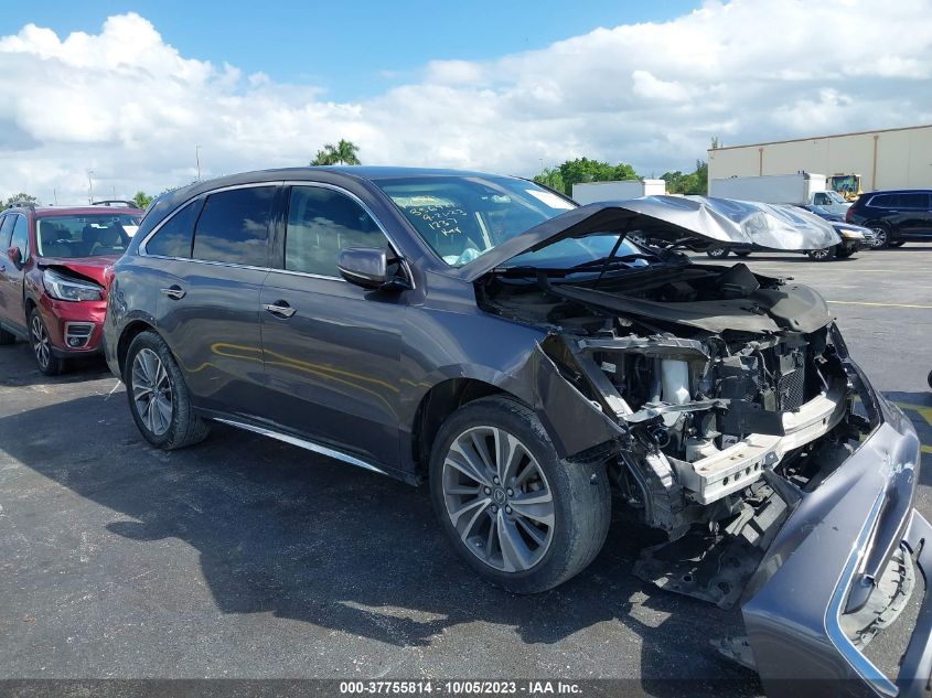 2017 ACURA MDX W/TECHNOLOGY PKG - 5FRYD3H51HB011237