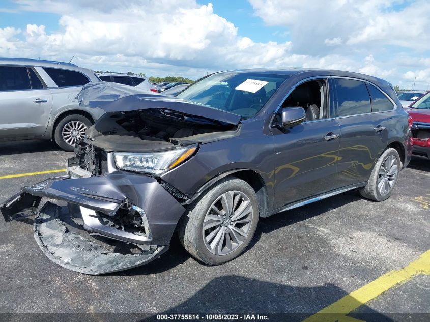 2017 ACURA MDX W/TECHNOLOGY PKG - 5FRYD3H51HB011237