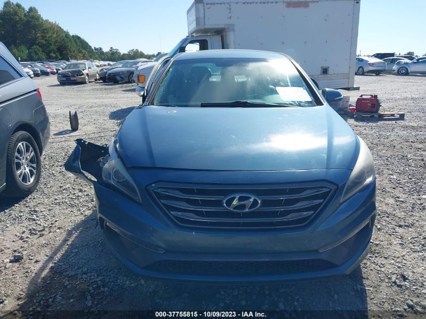 2015 HYUNDAI SONATA 2.4L SPORT - 5NPE34AF4FH041427