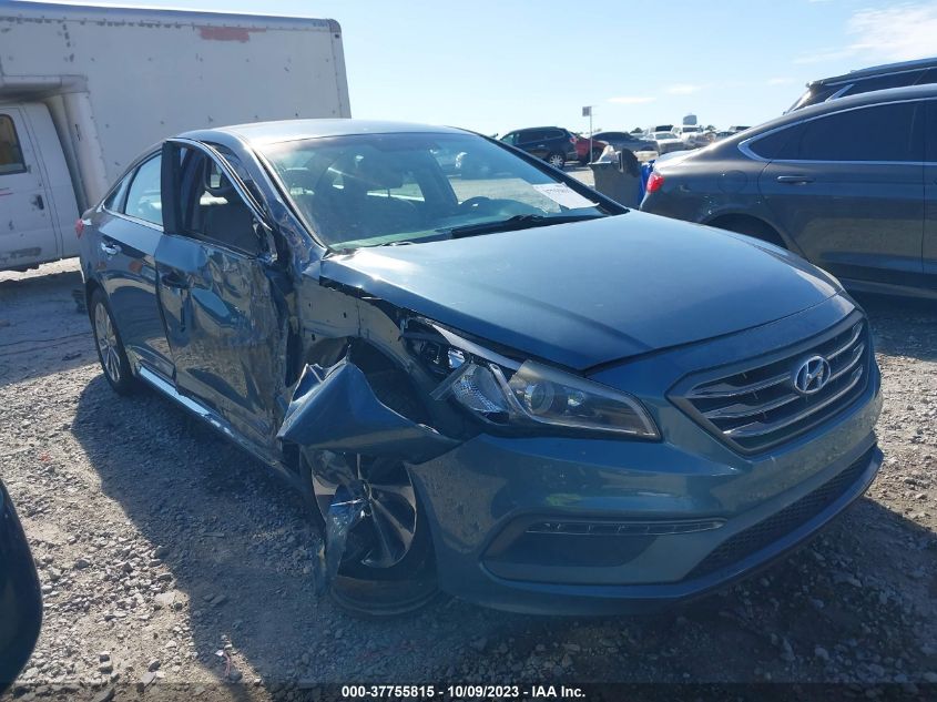 2015 HYUNDAI SONATA 2.4L SPORT - 5NPE34AF4FH041427