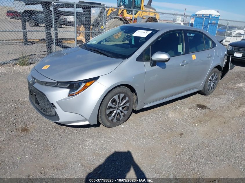 2022 TOYOTA COROLLA HYBRID LE - JTDEAMDE6NJ046921